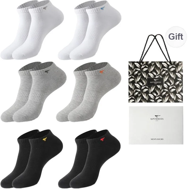 SEPTWOLVES Socks Gift Box Men's 6 Pack+Shopping Bag-8