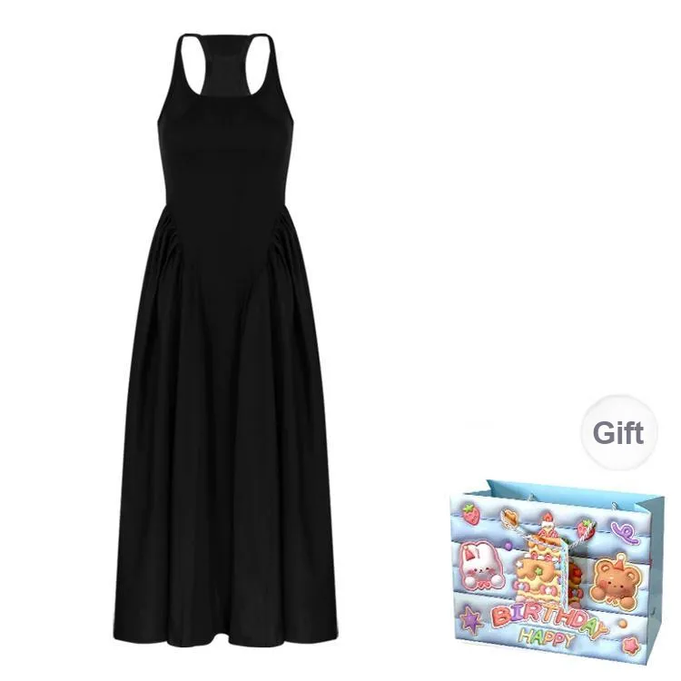 REMOULD Slip Dresses Women's Black-0
