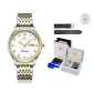 Gold White[Luxury Box+Leather Strap]