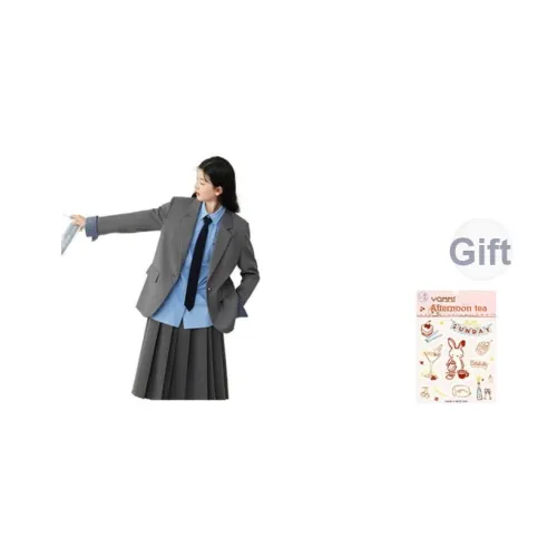 ZIHAN Темно-серый Женские Деловые Костюмы