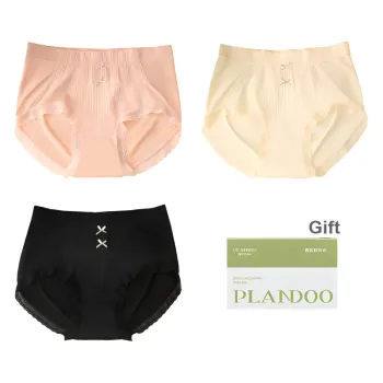 PLANDOO Underpants Women's Shopping Bag 3 Pack
