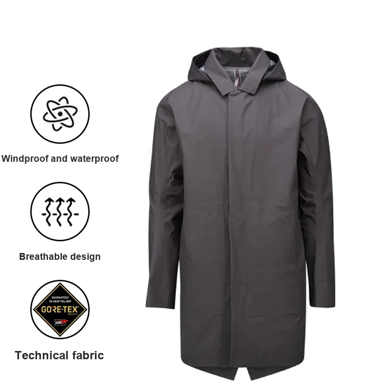 Arcteryx Solano Water-Resistant Windproof Breathable Windbreaker Jacket Men's-4