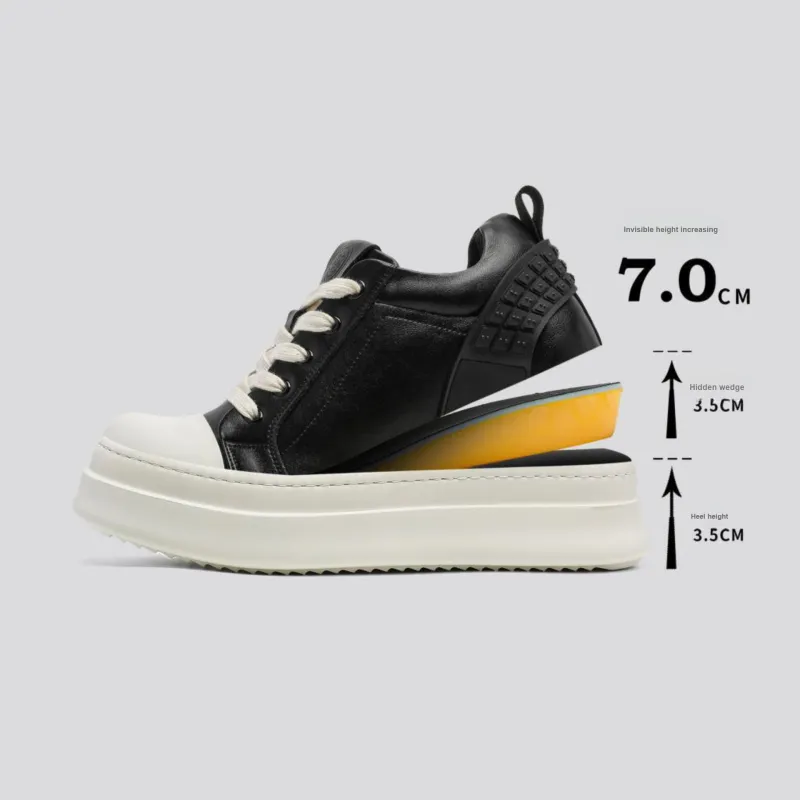 Dounkol Get Cool Height Increasing Low Top Skateboard Shoes Unisex-14