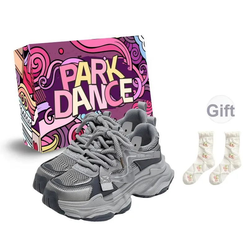 PARK DANCE Slip Resistant Low Top Chunky Sneakers Women's-18