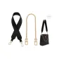 [Underarm Shoulder Strap]Black 3.8 Width 65cm+Decorative Chain