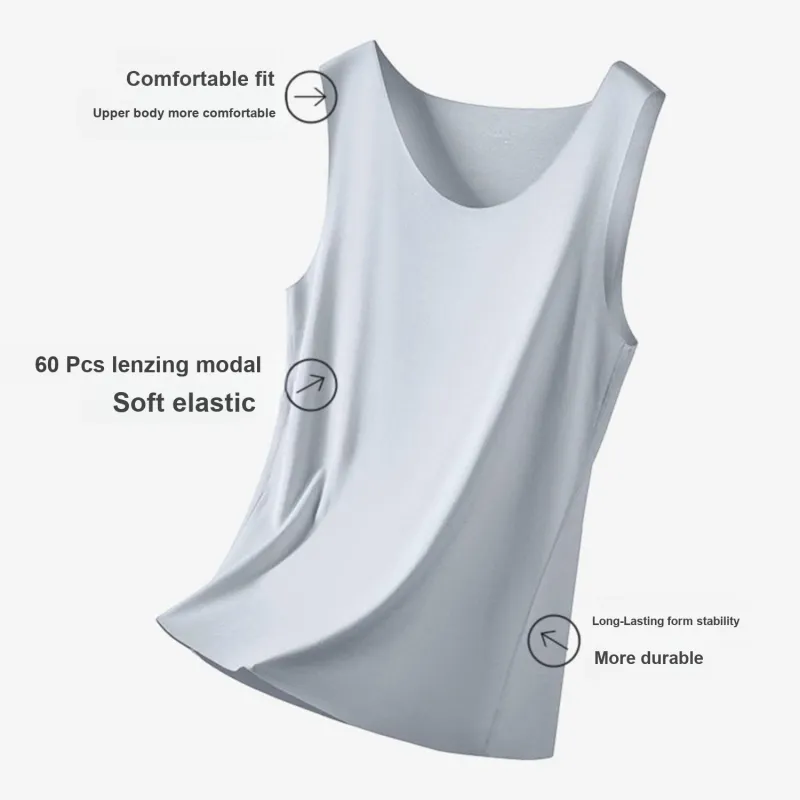 WHITE HOT Men Tank Tops-5