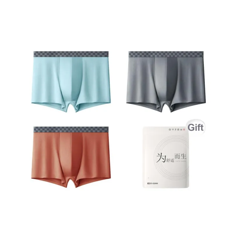 Red Bean Underpants Men's Shopping Bag 3 Pack-2