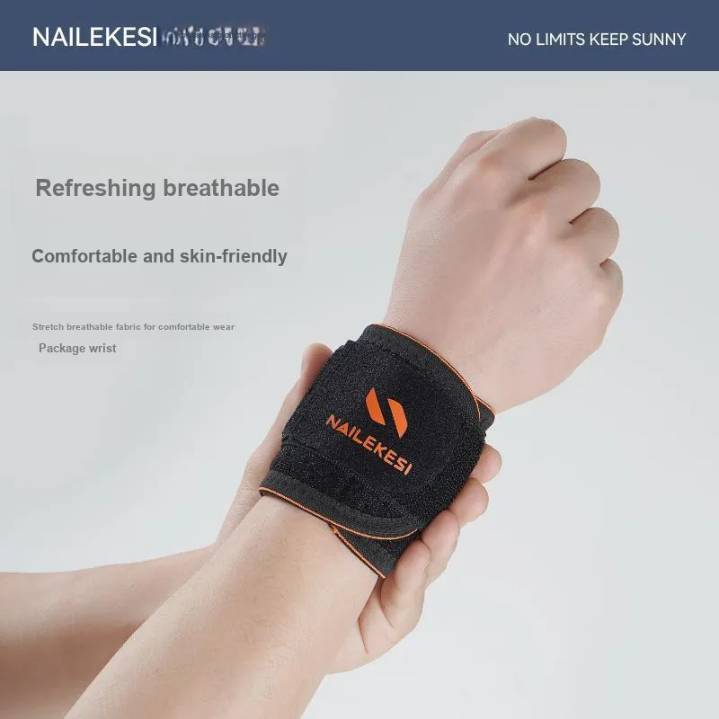 NAILEKESI Fitness Basketball Wristbands Protective Slip Resistant 2 Pack Professional Protective-18