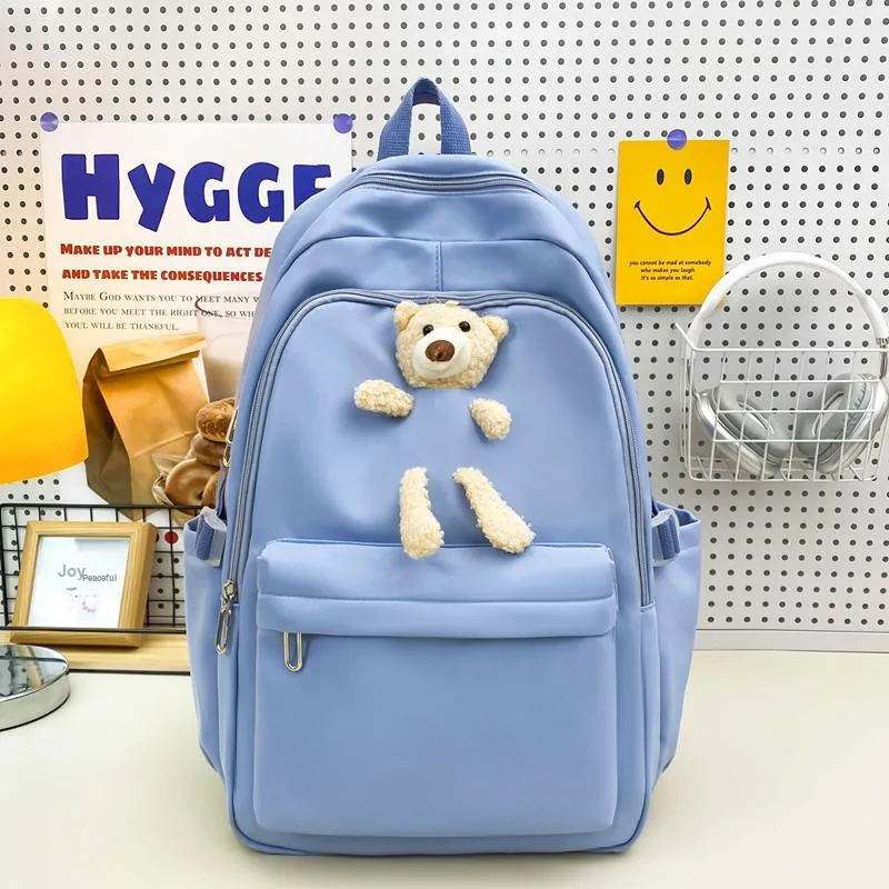 Yalu Nylon Backpack Unisex Multicolor-21