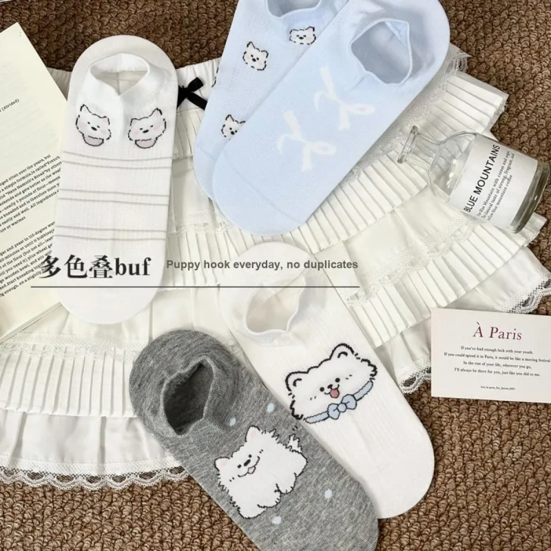 JIAZINI No Show Socks Women's 4 Pack-4