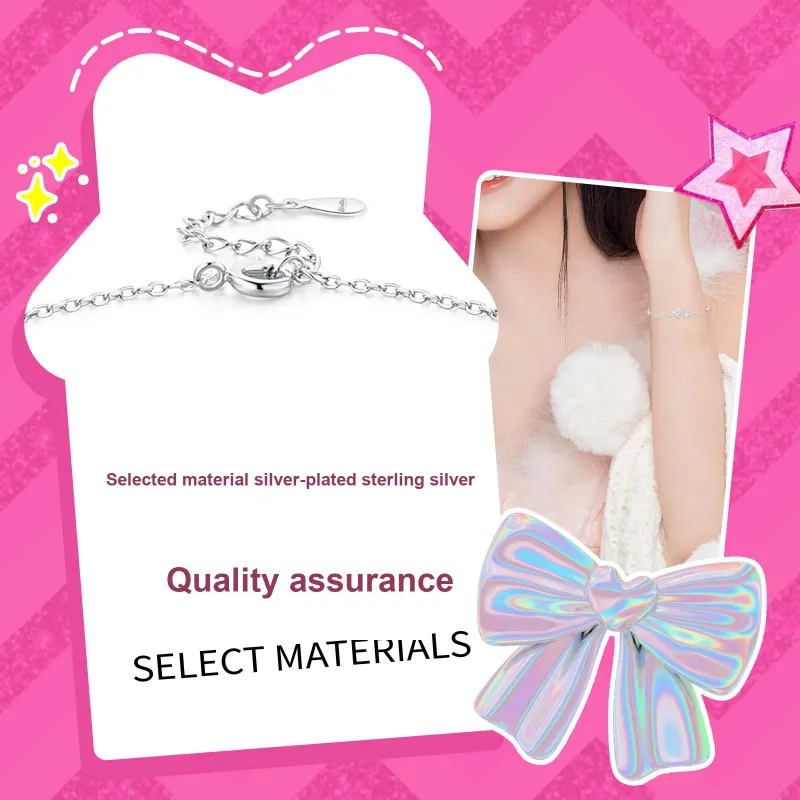 Barbie Silver Bracelets Women's-2