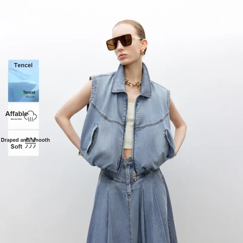 ONLY Shirts Women's Denim Blue-2