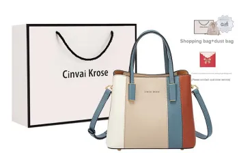 Simvay Clos Cow Leather With Ultra-Fine Shoulder Bag Crossbody Bag Tote Handbag Medium Size Women's Cream Apricot