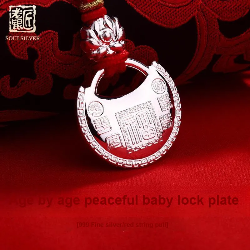 LAOYINJIANG 999 Fine Silver Necklaces Kids'-2
