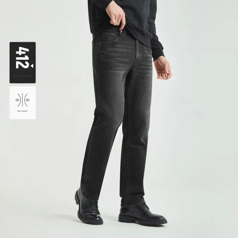 LESS IS MORE Jeans Men's Denim Black-3