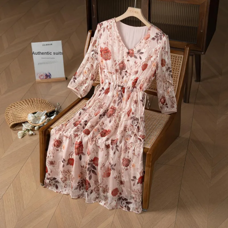 To The West Short Sleeved Dress Women's-2