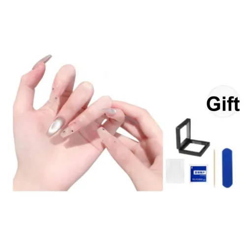 XNTX Премиум Кошачий глаз False Nail Средний LADDER Cool Color Series Jump Color Instagram Style