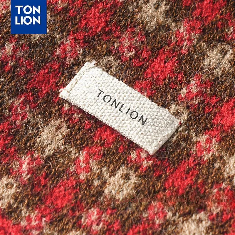 Tonlion Knit Scarves Unisex-3
