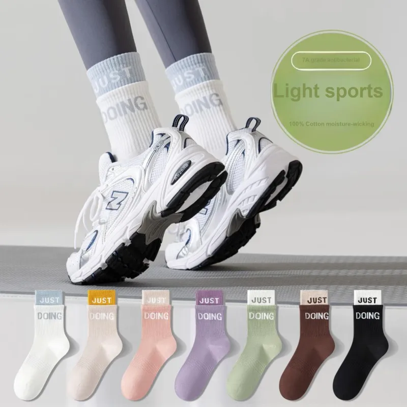 XXLLG Mid Calf Socks Women's 2 Pack-1