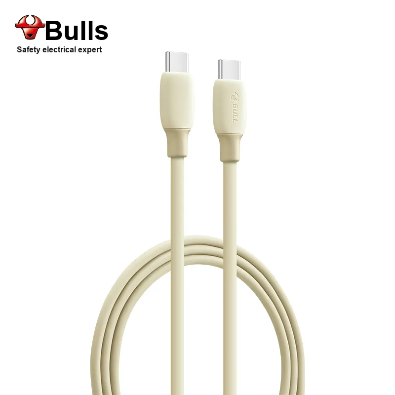 BULL G JCC110C 1m Type C To Type C Anti Collapsible Cables-5