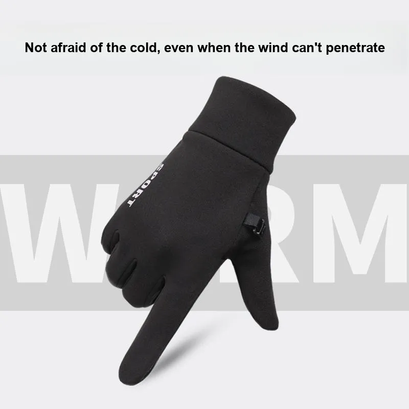 Shizhu Anti Lost Snap Buckle Gloves Men's-1