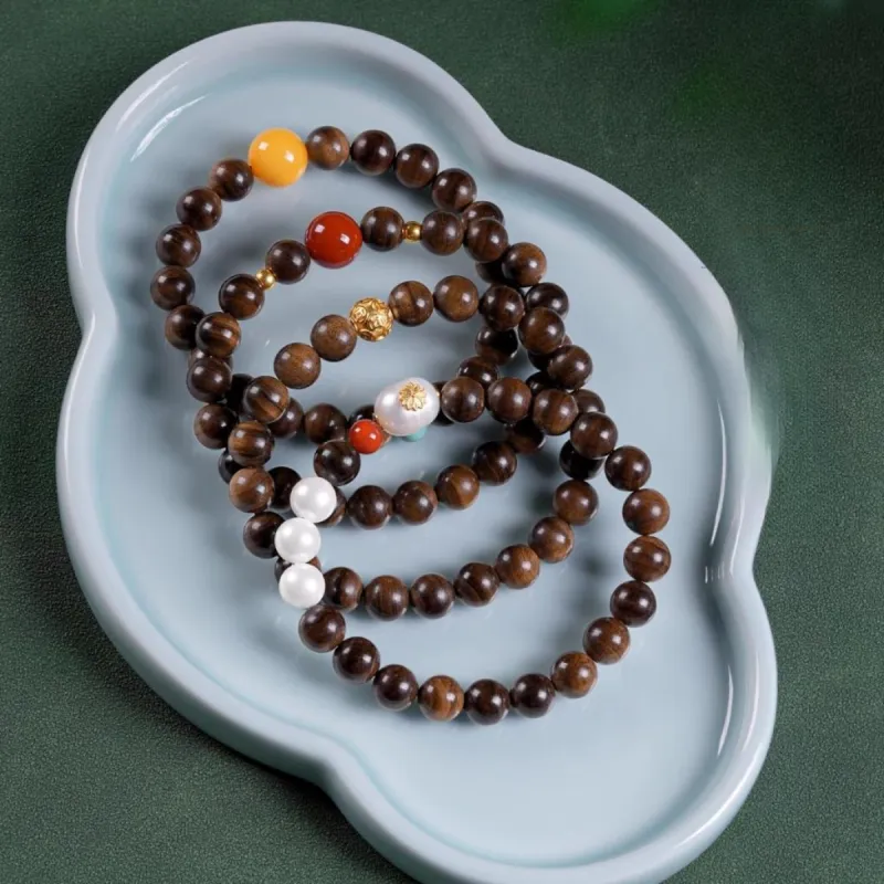 DALONG Old Mountain Sandalwood Bracelets Unisex-2