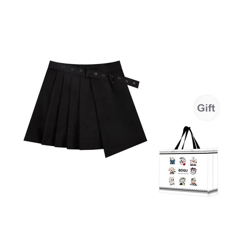 BDGU Casual Short Skirts Women's Black-1