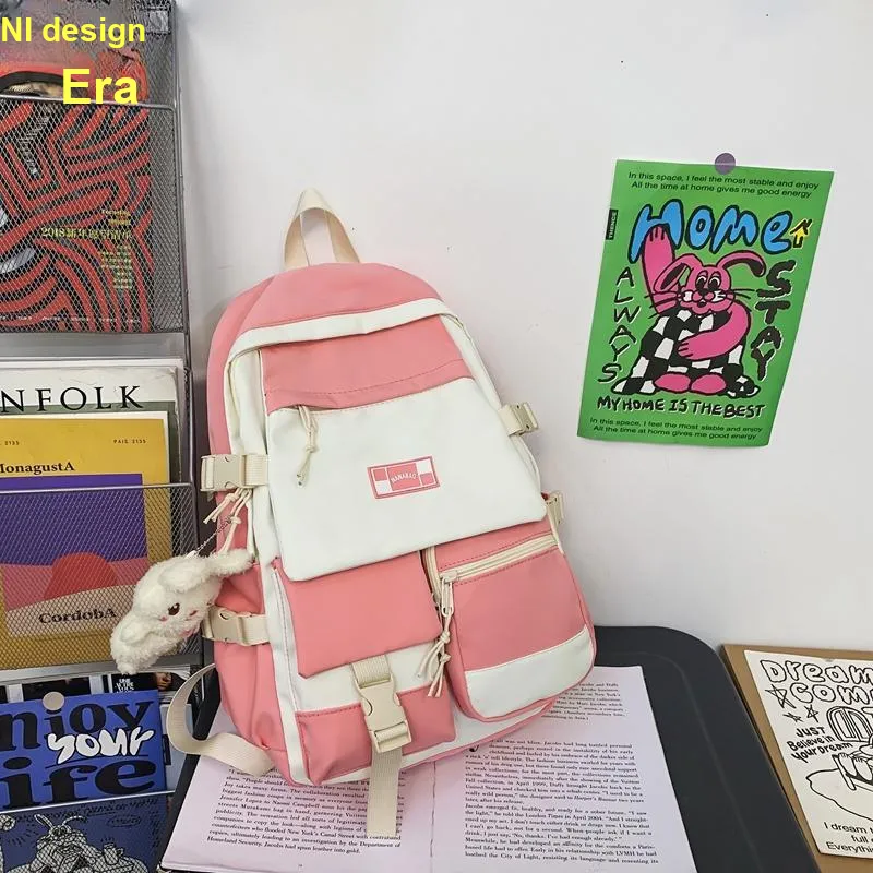 Wolfhorse Nylon Backpack Unisex Multicolor-29