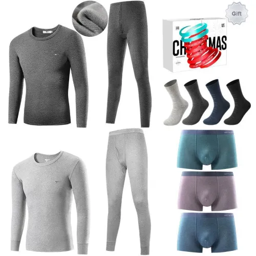 SEPTWOLVES Thermal Set Men's 10-Piece Gift Box Set