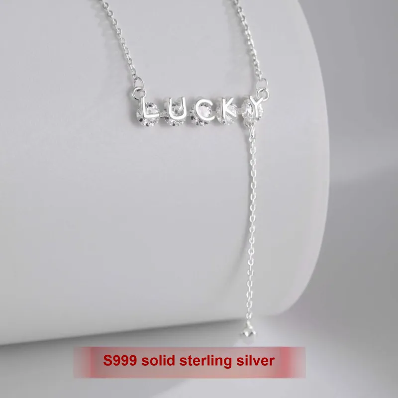 DAWO S999 Fine Silver Necklaces Women's-1