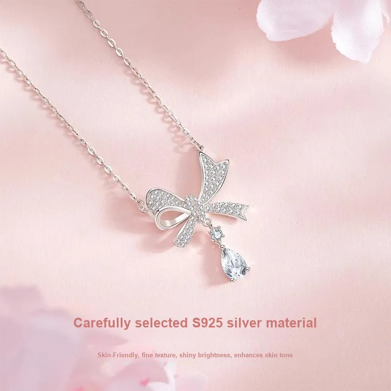 Zhou Jifeng S925 Silver Good Luck Necklace Women's-4