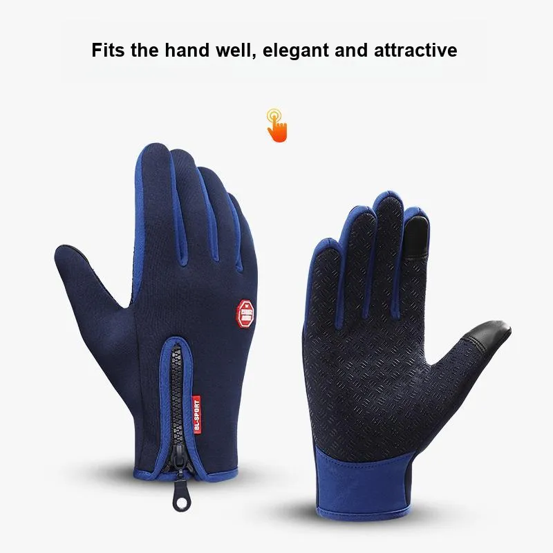 NANJIREN Thin Fleece Gloves Men's-3