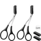Black Comb-in Eyebrow Clippers *2 Pieces