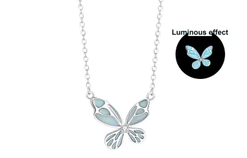 CLARKIA FLOWER S925 Silver Necklaces Women's