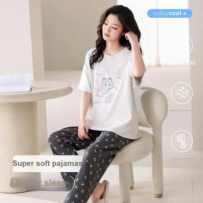 ROMANTIC·SPRING Pajama Set Women's Image Color-1