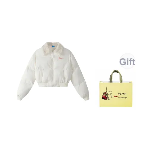 CHARM GLOW Пуховая куртка Женская Сумка для покупок