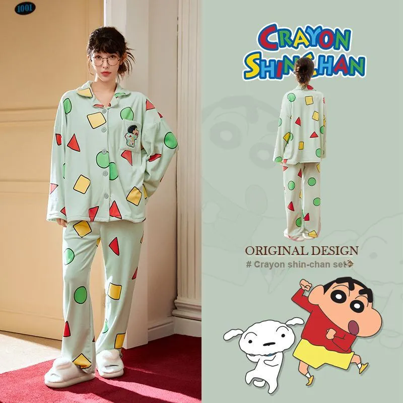 Gongdie x LABIXIAOXIN LIANMINGKUAN Pajama Set Unisex Green-1