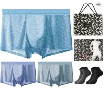SEPTWOLVES Underpants Men's 3 Gift Box Sets+Shopping Bag