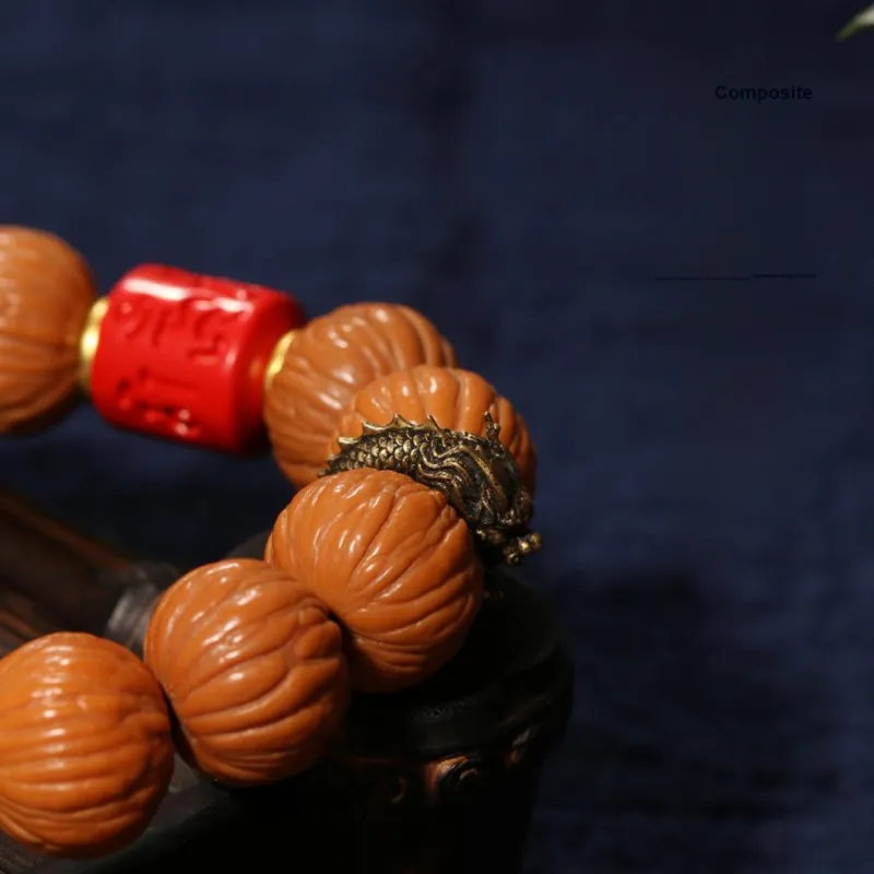 LIBALU Monkey Head Walnut Bracelets Unisex-14
