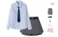 Blue Shirt+Gray Skort, Comes with Vest+Belt+Tie