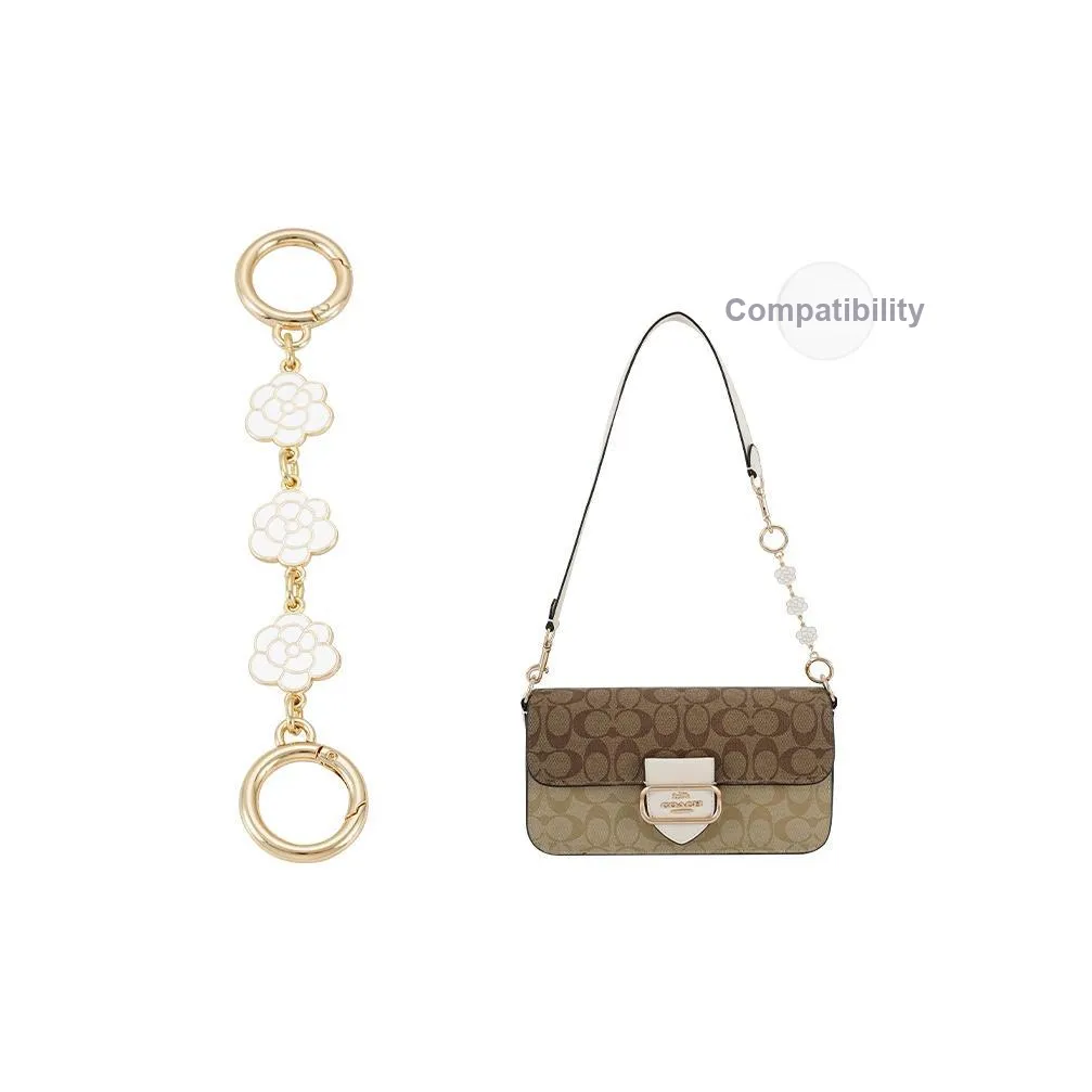 Lan Bao Fan Alloy Bag Accessory Bag Strap Women's Gold Tone