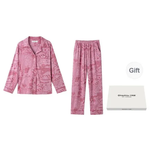 QINZUIMAO x LABIXIAOXIN LIANMINGKUAN Pajama Set Women's Gift Box Set Pink