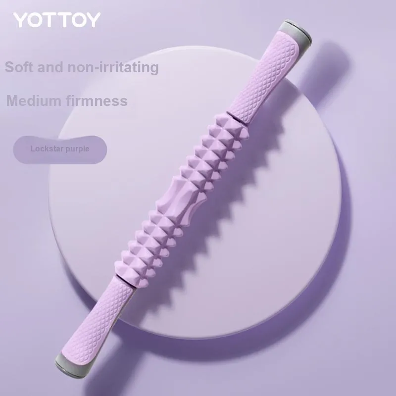 YOTTOY Yoga Stretchers Lumbar Spine Neck Legs PVC PP Unisex Loepfe Purple-1