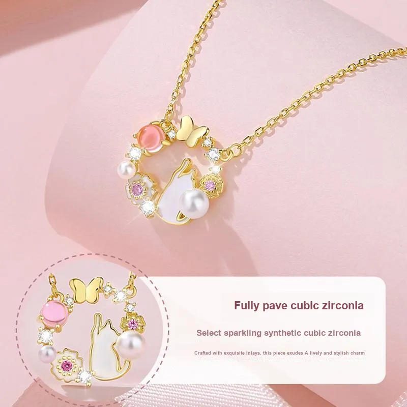 Long Fu 999 Fine Silver Necklaces Women's-2