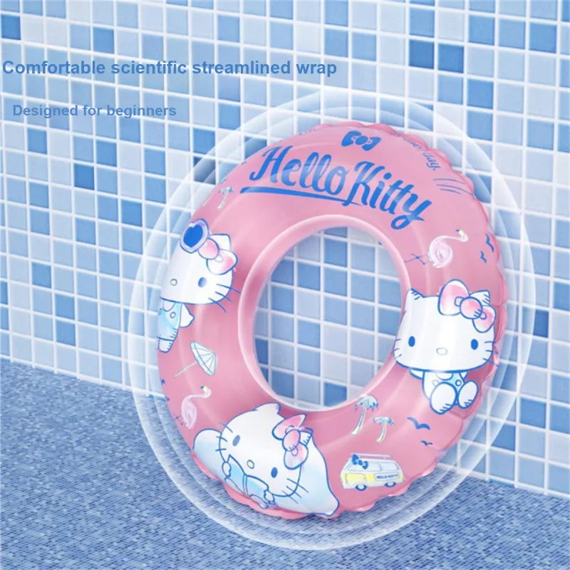 MESUCA Kitty Series Swim Rings PVC Pool Unisex Pink-2
