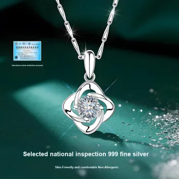 EAST BEAUTY 999 Fine Silver Necklaces Women's