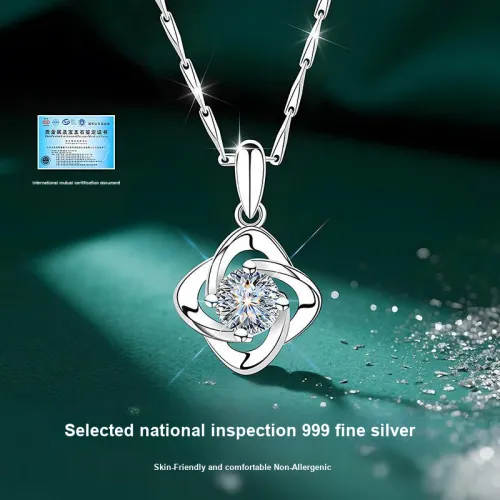 EAST BEAUTY 999 Fine Silver Necklaces Women's