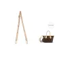 Adjustable 100cm-120cm Vegetable Tanned Leather Shoulder Strap
