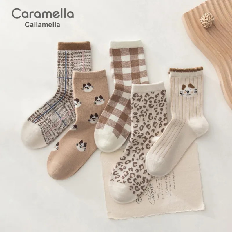 Caramella Women's Mid Calf Socks-6