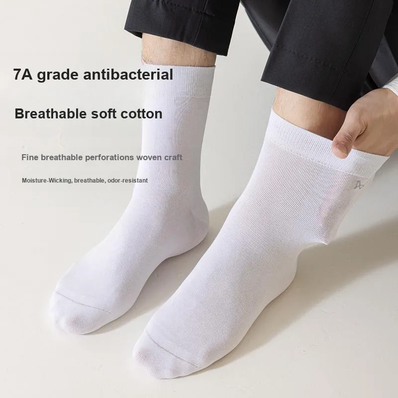 MIIOW Mid Calf Socks Men's Shopping Bag 3 Pack-2